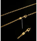 Corrente Cadeado 1,5mm Fecho Lagosta  4,4g