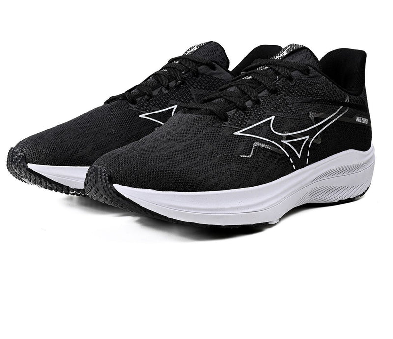 Mizuno Wave Rider 27 (Preto/Branco)