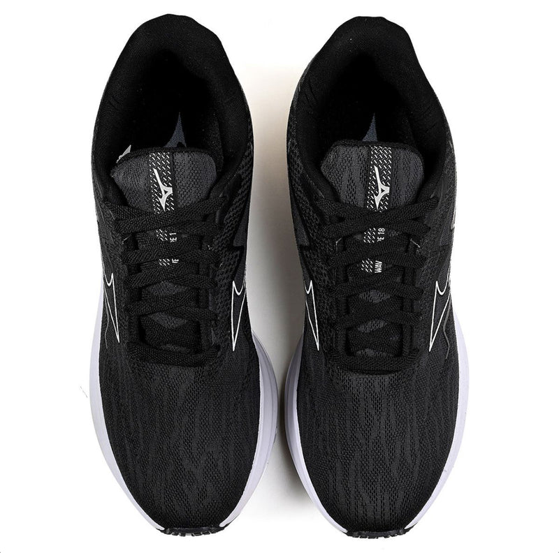 Mizuno Wave Rider 27 (Preto/Branco)