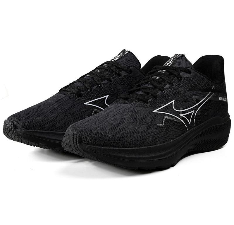 Mizuno Wave Rider 27 (Preto/Branco)