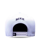 Boné Snapback Basic Branco Logo Preto