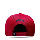 Boné Snapback Basic Vermelho Logo Preto