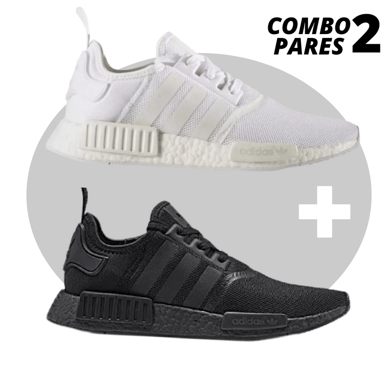 KIT 2 TÊNIS AD NMD R1 BOOST